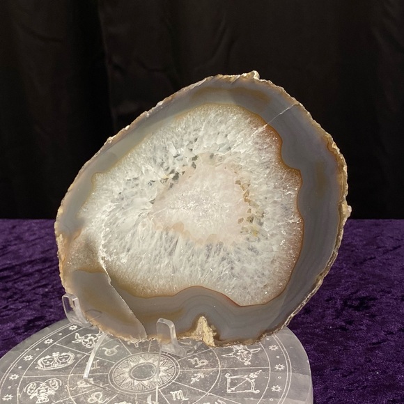 Agate Slice ⚪️✨⚪️ - Picture 3 of 4